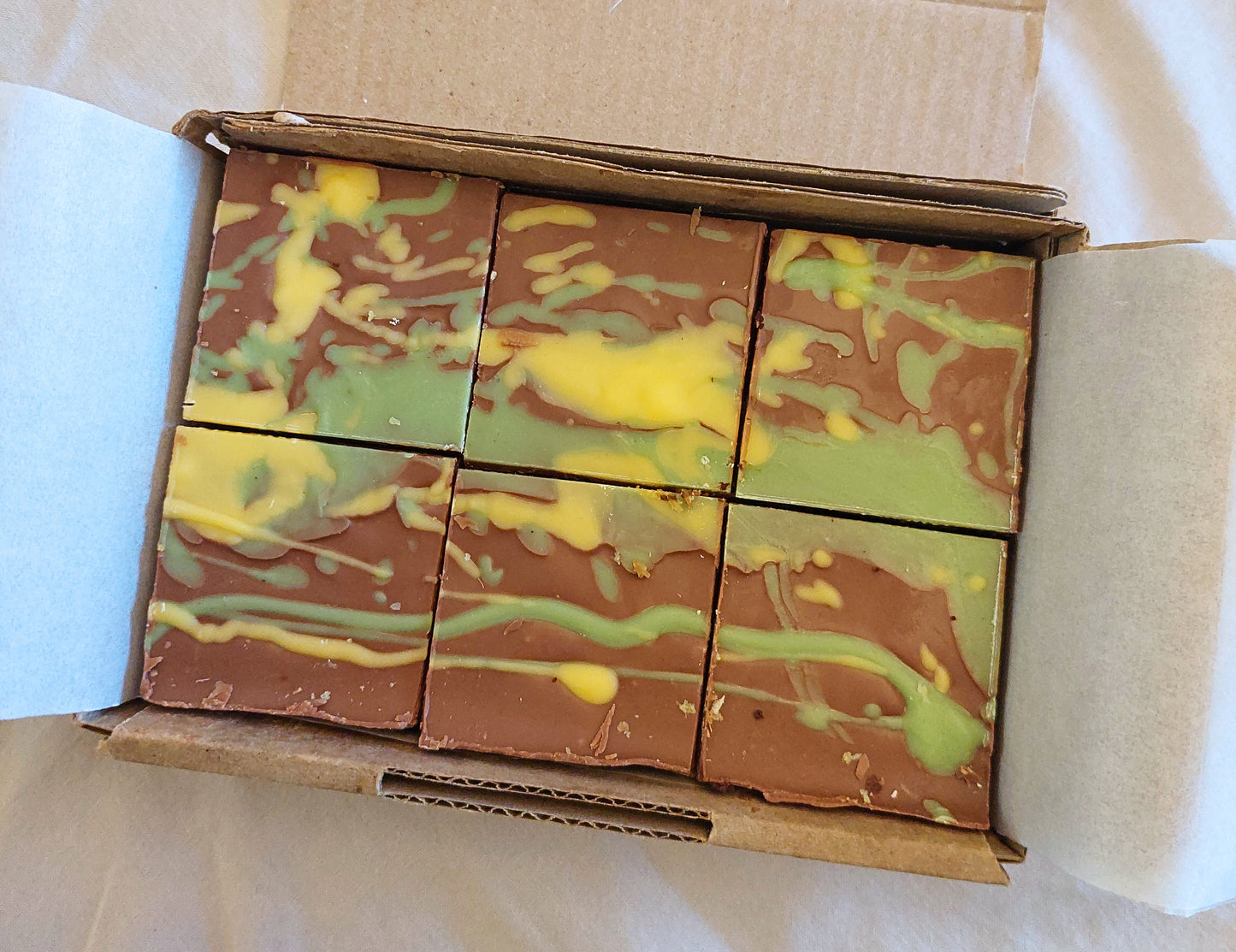 Pistachio & Kataifi Brownies