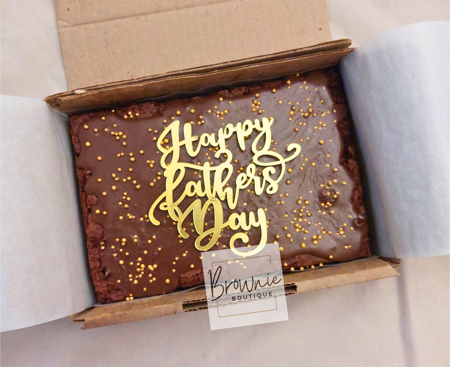 Father's Day Deluxe Brownie