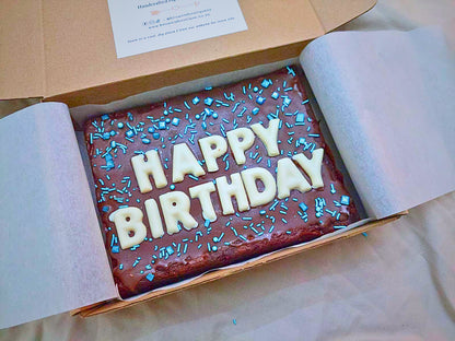 Birthday Brownie Custom with sprinkles